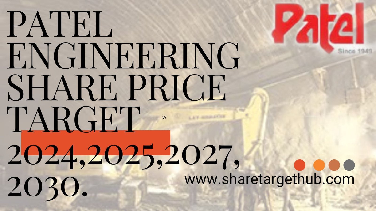 Patel Engineering share price target